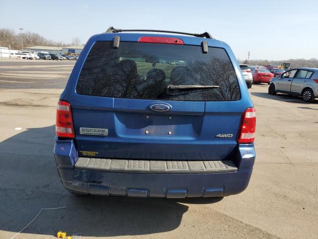 1FMCU93138KA89911 - 2008 FORD ESCAPE XLT BLUE photo 6