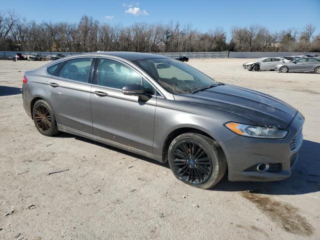 3FA6P0T99DR209975 - 2013 FORD FUSION SE GRAY photo 4