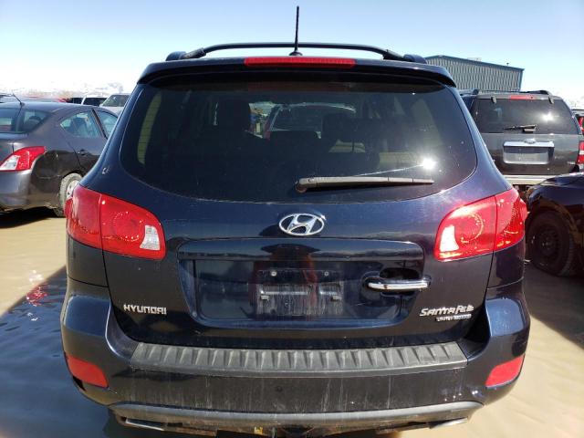 5NMSH73E58H228816 - 2008 HYUNDAI SANTA FE SE BLUE photo 6