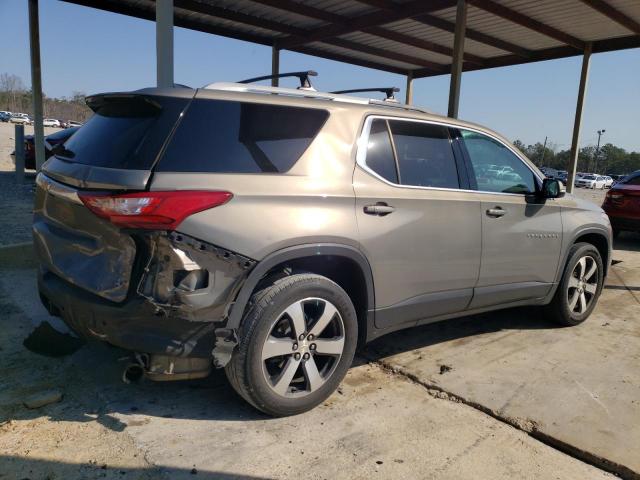 1GNERHKW9JJ111371 - 2018 CHEVROLET TRAVERSE LT GRAY photo 3