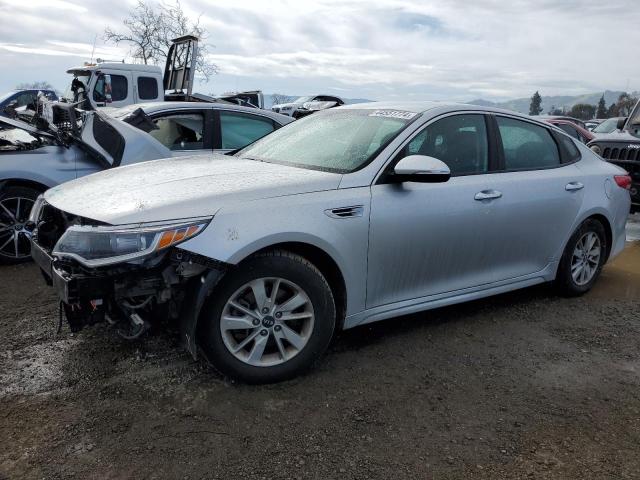 5XXGT4L39JG198306 - 2018 KIA OPTIMA LX SILVER photo 1