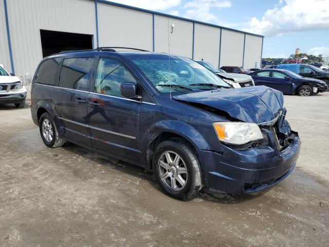 2A8HR54149R528290 - 2009 CHRYSLER TOWN & COU TOURING BLUE photo 4