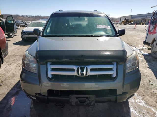 5FNYF28547B039800 - 2007 HONDA PILOT EXL SILVER photo 5