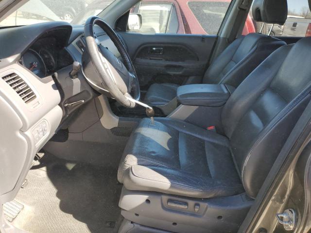 5FNYF28547B039800 - 2007 HONDA PILOT EXL SILVER photo 7