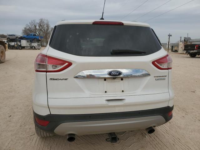 1FMCU0J92EUA84087 - 2014 FORD ESCAPE TITANIUM WHITE photo 6