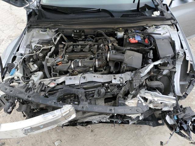 1HGCV1F14MA113276 - 2021 HONDA ACCORD LX SILVER photo 11