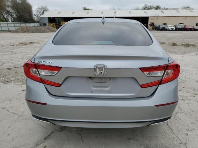 1HGCV1F14MA113276 - 2021 HONDA ACCORD LX SILVER photo 6