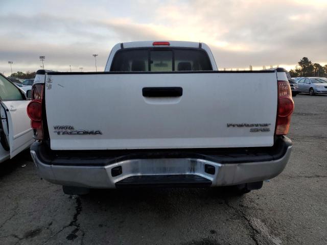 5TETX62N68Z519733 - 2008 TOYOTA TACOMA PRERUNNER ACCESS CAB WHITE photo 6