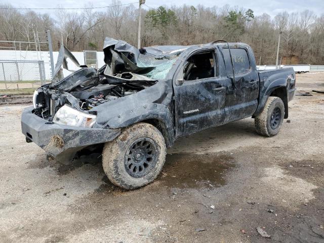 5TELU42N47Z415284 - 2007 TOYOTA TACOMA DOUBLE CAB BLACK photo 1