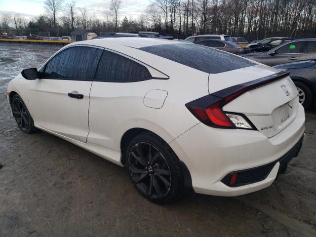 2HGFC4B83LH303089 - 2020 HONDA CIVIC SPORT WHITE photo 2