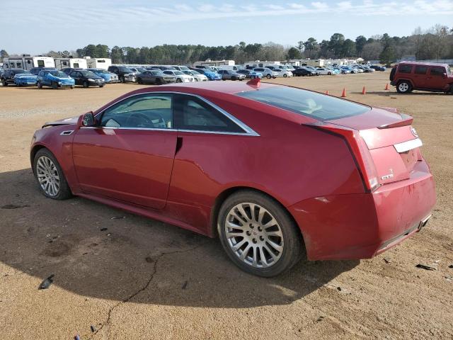 1G6DJ1ED5B0111004 - 2011 CADILLAC CTS PERFORMANCE COLLECTION RED photo 2