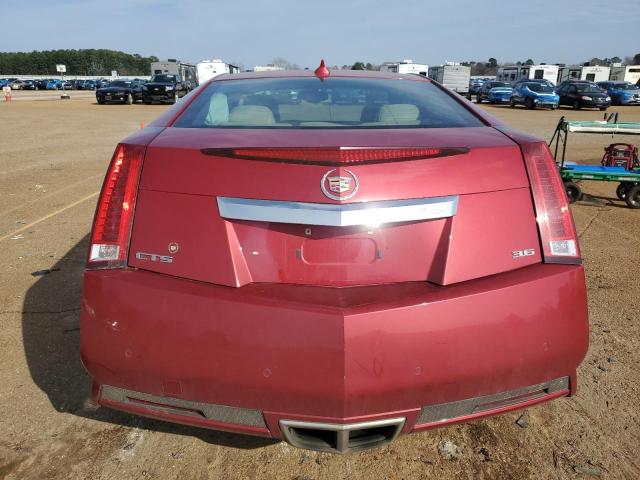 1G6DJ1ED5B0111004 - 2011 CADILLAC CTS PERFORMANCE COLLECTION RED photo 6
