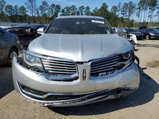 2LMTJ6JR4GBL53523 - 2016 LINCOLN MKX PREMIERE SILVER photo 5