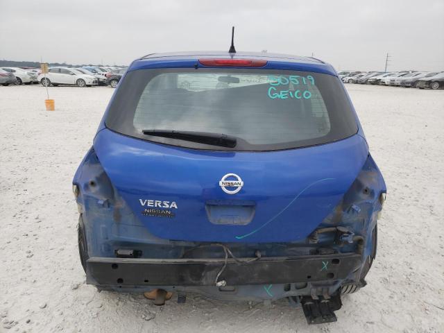 3N1BC1CP2CK264576 - 2012 NISSAN VERSA S BLUE photo 6