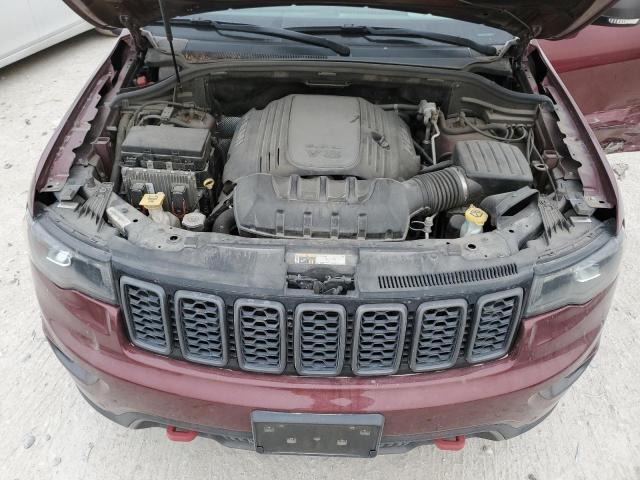 1C4RJFLT6JC371158 - 2018 JEEP GRAND CHER TRAILHAWK BURGUNDY photo 11