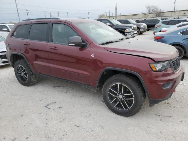 1C4RJFLT6JC371158 - 2018 JEEP GRAND CHER TRAILHAWK BURGUNDY photo 4