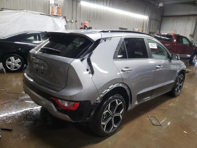 KNDCR3LE8P5054929 - 2023 KIA NIRO EX GRAY photo 3