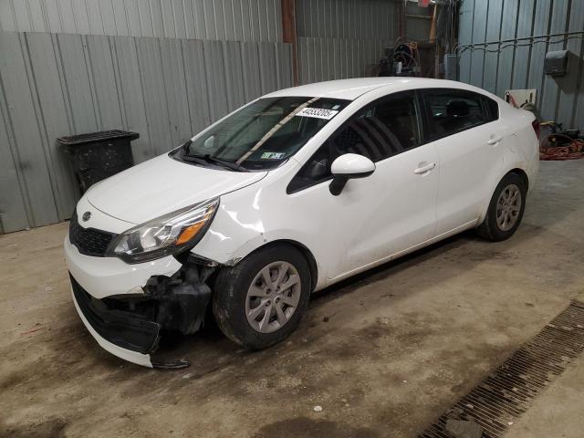 KNADM4A30D6284817 - 2013 KIA RIO LX WHITE photo 1