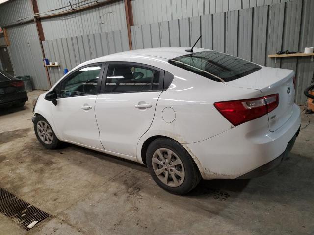 KNADM4A30D6284817 - 2013 KIA RIO LX WHITE photo 2