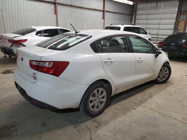 KNADM4A30D6284817 - 2013 KIA RIO LX WHITE photo 3