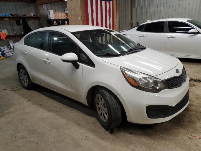 KNADM4A30D6284817 - 2013 KIA RIO LX WHITE photo 4