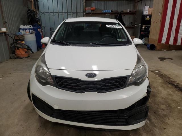 KNADM4A30D6284817 - 2013 KIA RIO LX WHITE photo 5