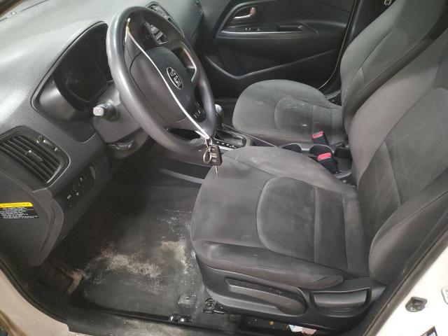 KNADM4A30D6284817 - 2013 KIA RIO LX WHITE photo 7