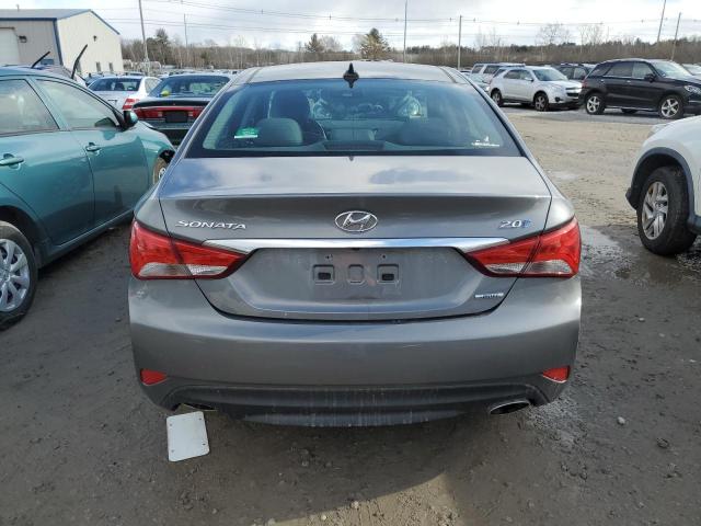 5NPEC4AB0EH889252 - 2014 HYUNDAI SONATA SE GRAY photo 6