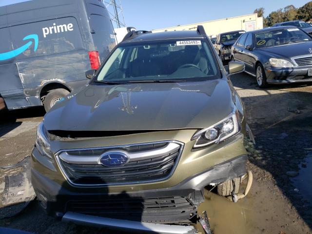 4S4BTAMC6N3258485 - 2022 SUBARU OUTBACK LIMITED GREEN photo 5