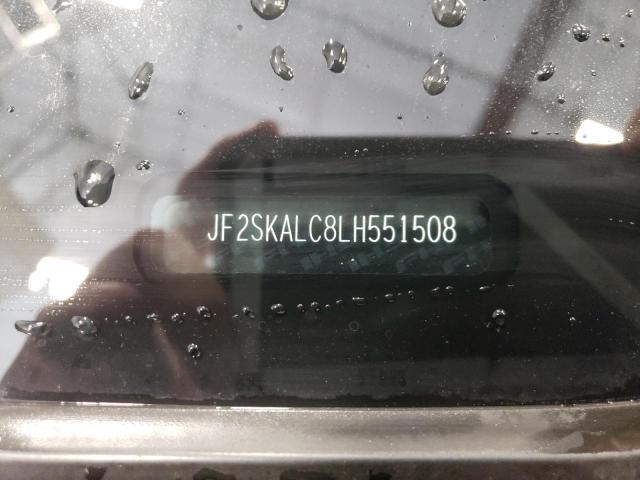 JF2SKALC8LH551508 - 2020 SUBARU FORESTER SPORT BLUE photo 12