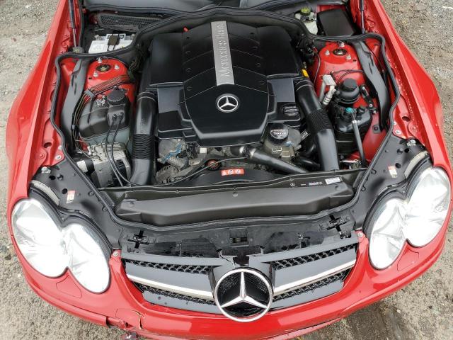 WDBSK75FX5F093122 - 2005 MERCEDES-BENZ SL 500 RED photo 11