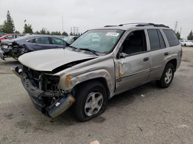 1GNDS13S832262573 - 2003 CHEVROLET TRAILBLAZE SILVER photo 1