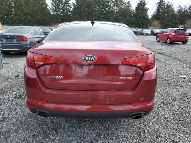 5XXGN4A71DG121076 - 2013 KIA OPTIMA EX RED photo 6