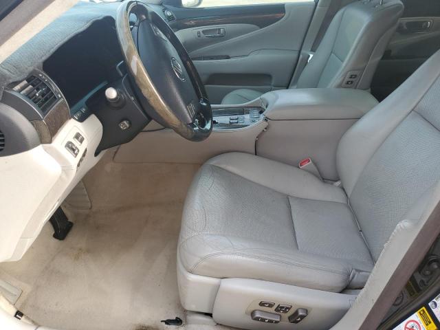 JTHDU46F385000273 - 2008 LEXUS LS 600HL GRAY photo 7