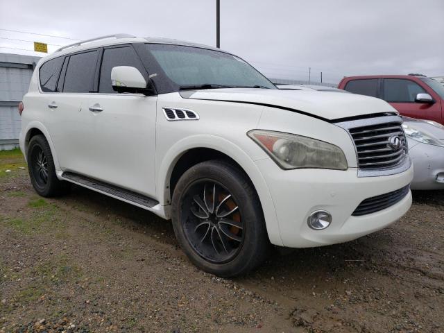 JN8AZ2NE9D9040531 - 2013 INFINITI QX56 WHITE photo 4