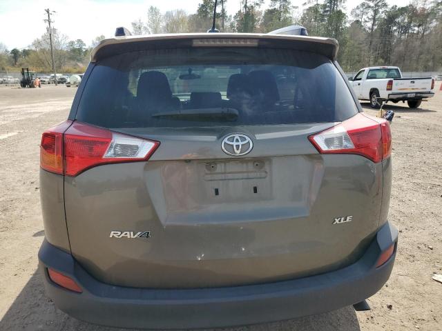 JTMWFREV7FD068671 - 2015 TOYOTA RAV4 XLE TAN photo 6