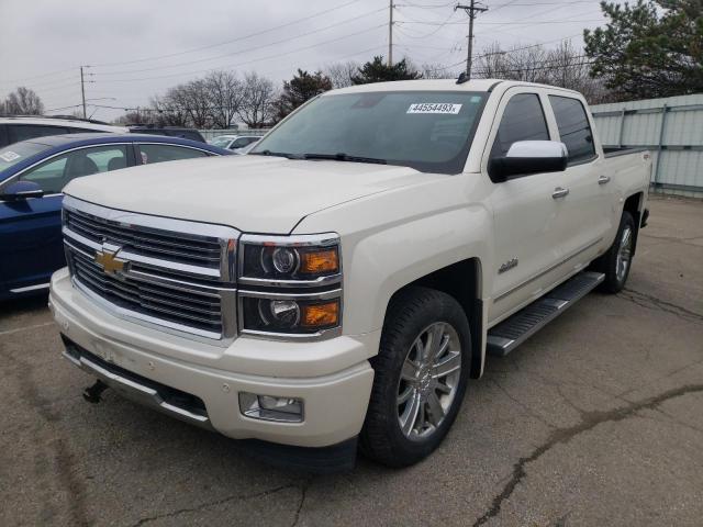 3GCUKTEC6EG410319 - 2014 CHEVROLET SILVERADO K1500 HIGH COUNTRY WHITE photo 1