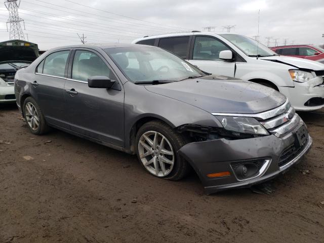 3FAHP0JA8CR435784 - 2012 FORD FUSION SEL GRAY photo 4