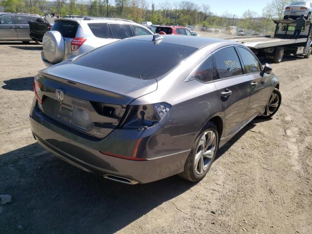 1HGCV2F51LA018665 - 2020 HONDA ACCORD EXL GRAY photo 4