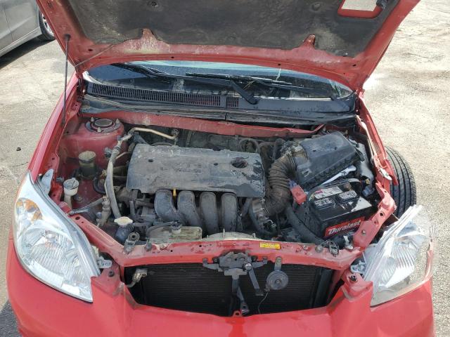 2T1KR32E76C566437 - 2006 TOYOTA COROLLA MA XR RED photo 11