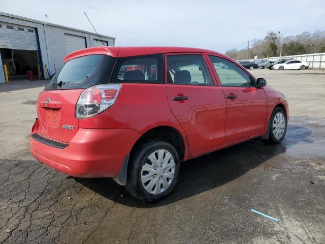 2T1KR32E76C566437 - 2006 TOYOTA COROLLA MA XR RED photo 3