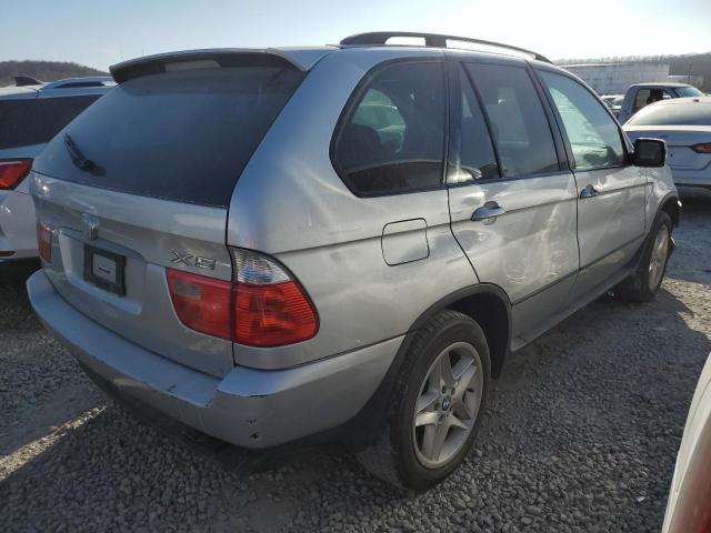 5UXFB53584LV04632 - 2004 BMW X5 4.4I SILVER photo 3