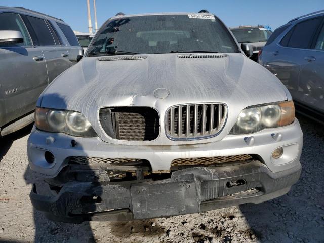 5UXFB53584LV04632 - 2004 BMW X5 4.4I SILVER photo 5