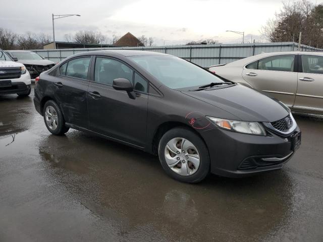 19XFB2F54DE222301 - 2013 HONDA CIVIC LX GRAY photo 4