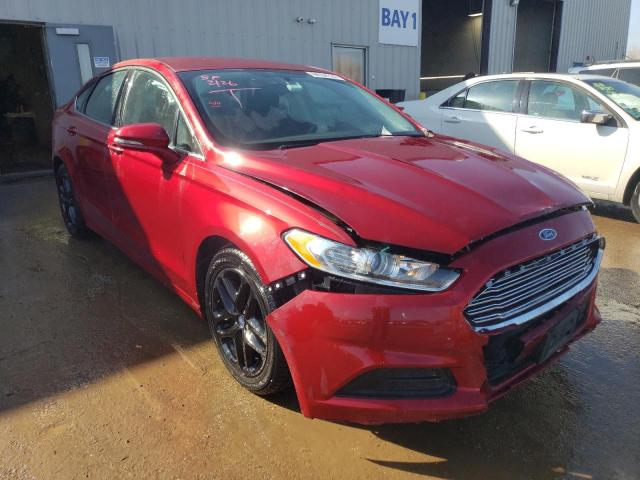 3FA6P0H77GR209677 - 2016 FORD FUSION SE RED photo 4