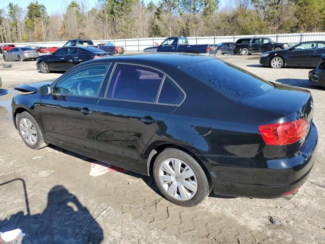 3VW1K7AJ3EM390883 - 2014 VOLKSWAGEN JETTA BASE BLACK photo 2