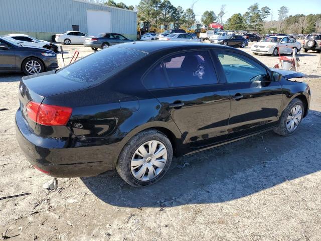 3VW1K7AJ3EM390883 - 2014 VOLKSWAGEN JETTA BASE BLACK photo 3