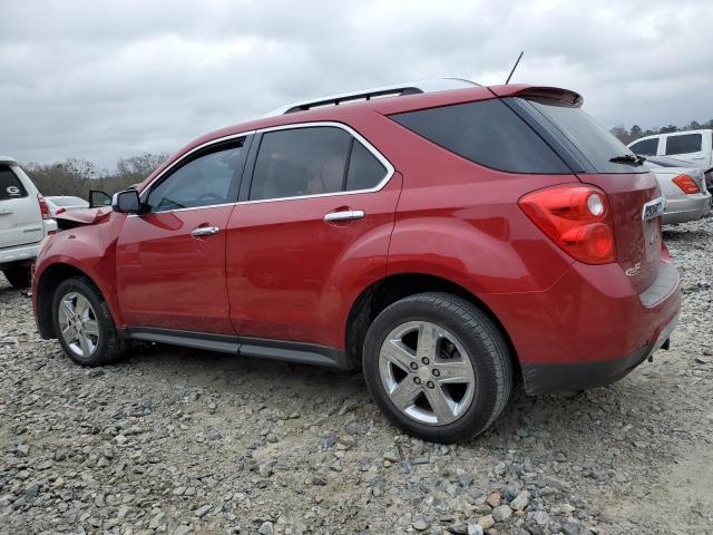 1GNALDEK0FZ130062 - 2015 CHEVROLET EQUINOX LTZ RED photo 2