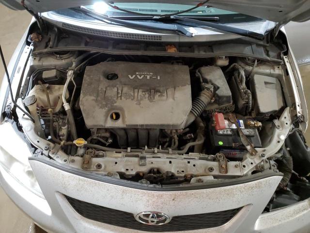 2T1BU40E69C122249 - 2009 TOYOTA COROLLA BASE SILVER photo 11