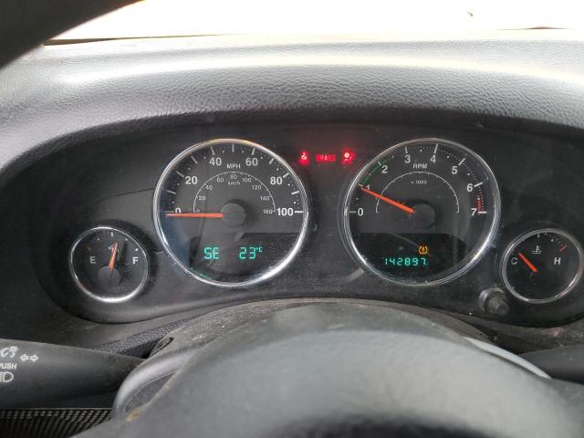 1C4BJWDG9CL183661 - 2012 JEEP WRANGLER U SPORT ნარინჯისფერი ფოტო 9